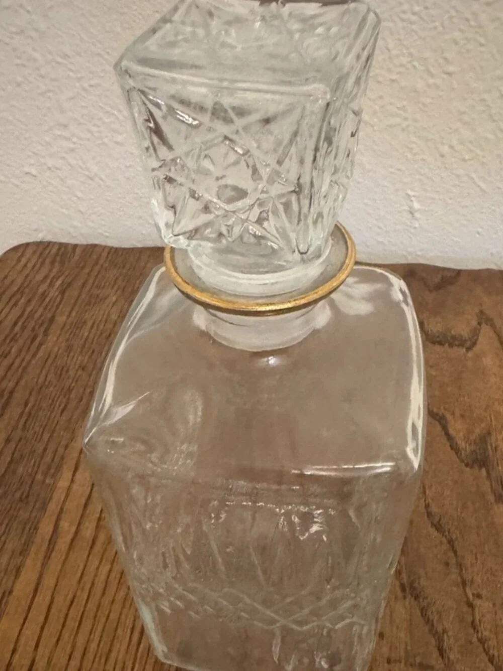 Mid Century MCM Luminarc Crystal Liquor Decanter
